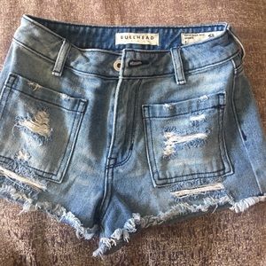Pac Sun size 0 denim shorts
